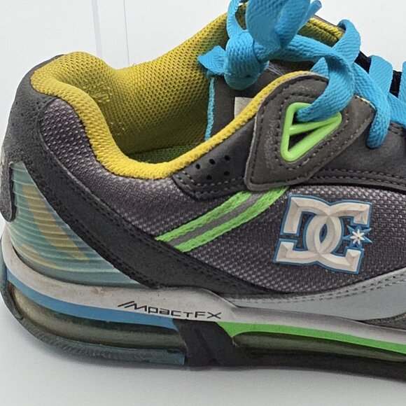 DC Shoes Versaflex ImpactFX Shoes Mens Size 10 Gray Blue Skate Sneakers 302832 main image 9